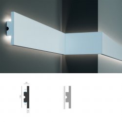 Tesori KD502 молдинг для светодиодных систем из полистирола