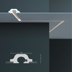 Tesori KD120 карниз для светодиодных систем из полистирола