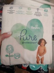 Подгузники Pampers PURE PROTECTION (4) 9-14 кг. 28 штук