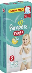 Подгузники  PAMPERS PANTS трусики (5) 12-18 кг. 48 штук