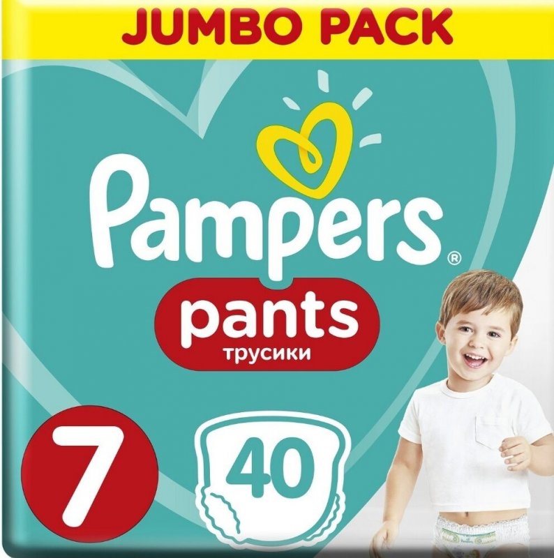 Подгузники  PAMPERS PANTS трусики (7) 40 штук