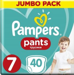 Подгузники  PAMPERS PANTS трусики (7) 40 штук