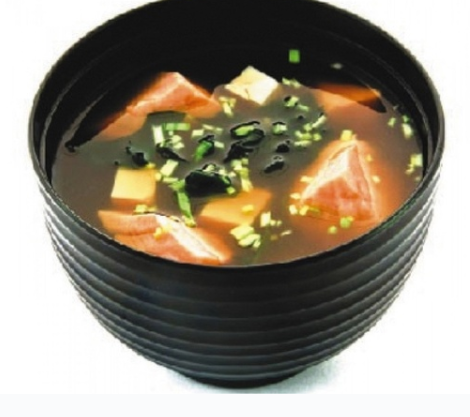 Мисо-суп с лососем