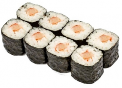 ролл с креветкой