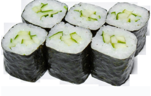 ролл с огурцом