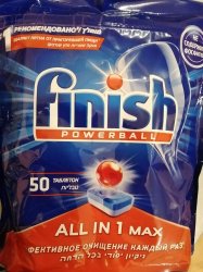 Капсулы для мытья посуды FINISH 50 таблеток