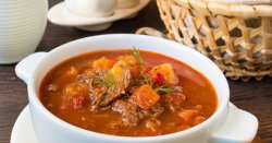 Суп гуляш из говядины