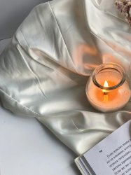 Свеча из соевого воска с пробковой крышкой