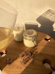 Свеча из соевого воска с бугельным замком