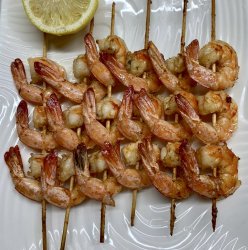 Креветки тигровые на шпажках 6 шт.