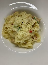 Фетучини с курицей