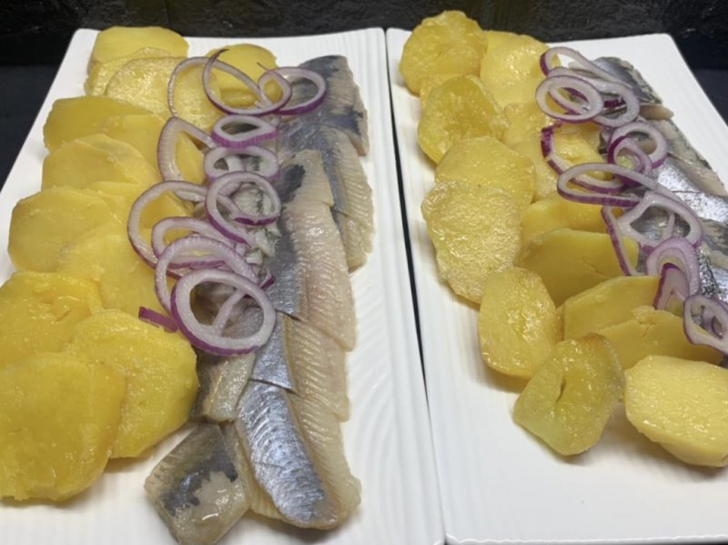 Сельдь с картошкой 