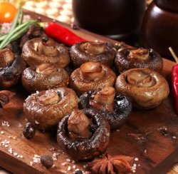 Грибы на мангале