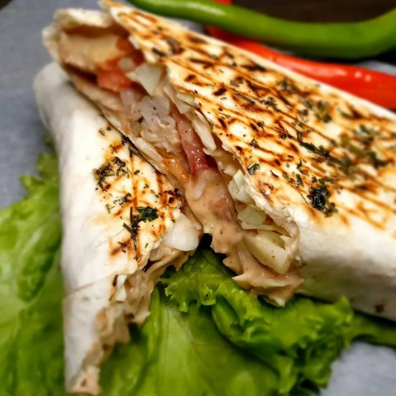 Шаурма на углях малая