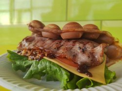 Вафля мясной пир