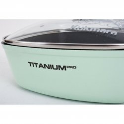 Кастрюля-жаровня Titanium Pro(Green)