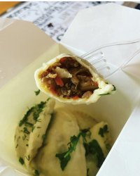 Вареники с капустой