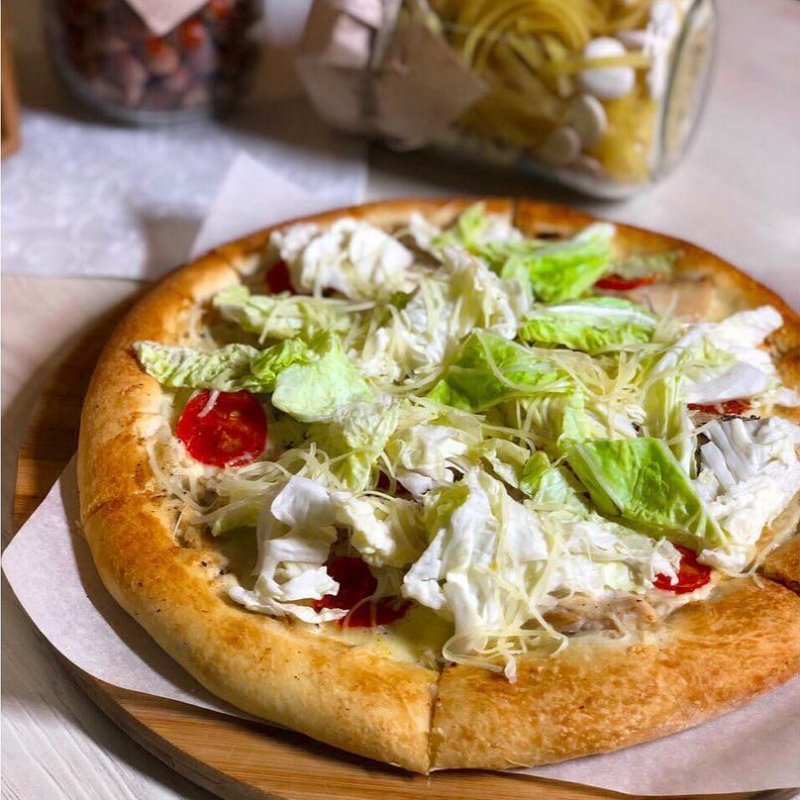 пицца Цезарь с курицей