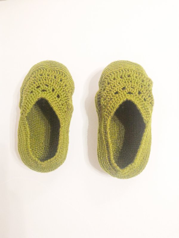 Вязаные следки 