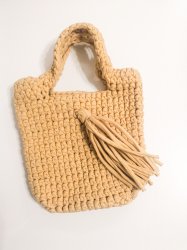 Сумка из трикотажной пряжи