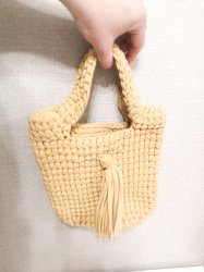 Сумка из трикотажной пряжи