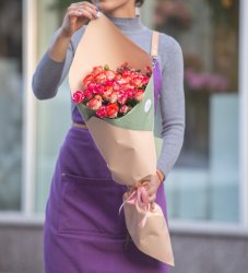 Букет" Оранжевый закат"