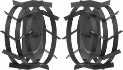 ЗУБР, 425х200 мм, грунтозацепы для мотоблоков, набор 2 шт