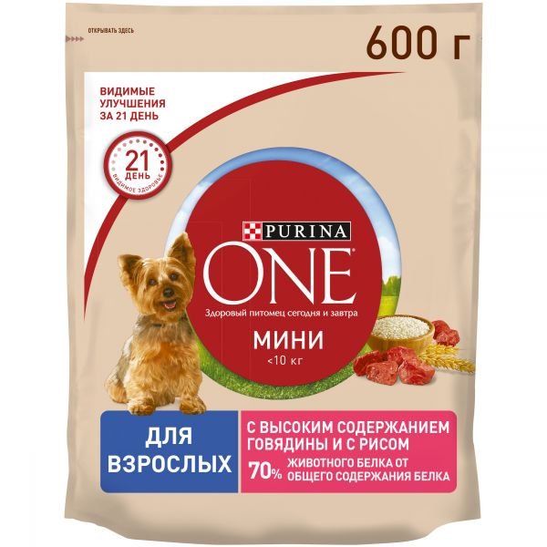 Корм для собак мелких пород Purina One