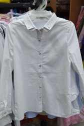 Блуза школьная для девочки х\б