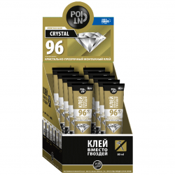 Клей POINT 96 вместо гвоздей крист-проз 80 мл  