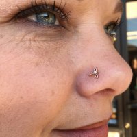 Пирсинг (пупок/нос/козелок/хрящ) + пирс