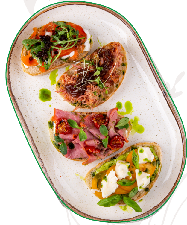 Ассорти мини-брускетт