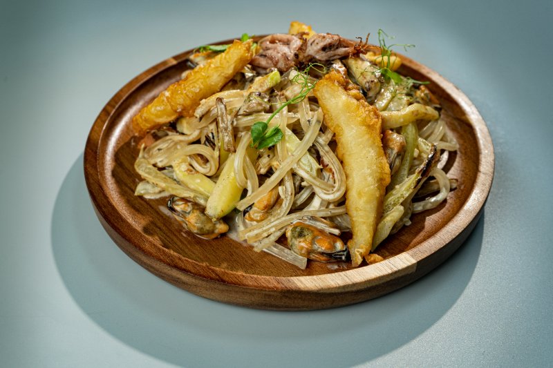 ВОК с морепродуктами