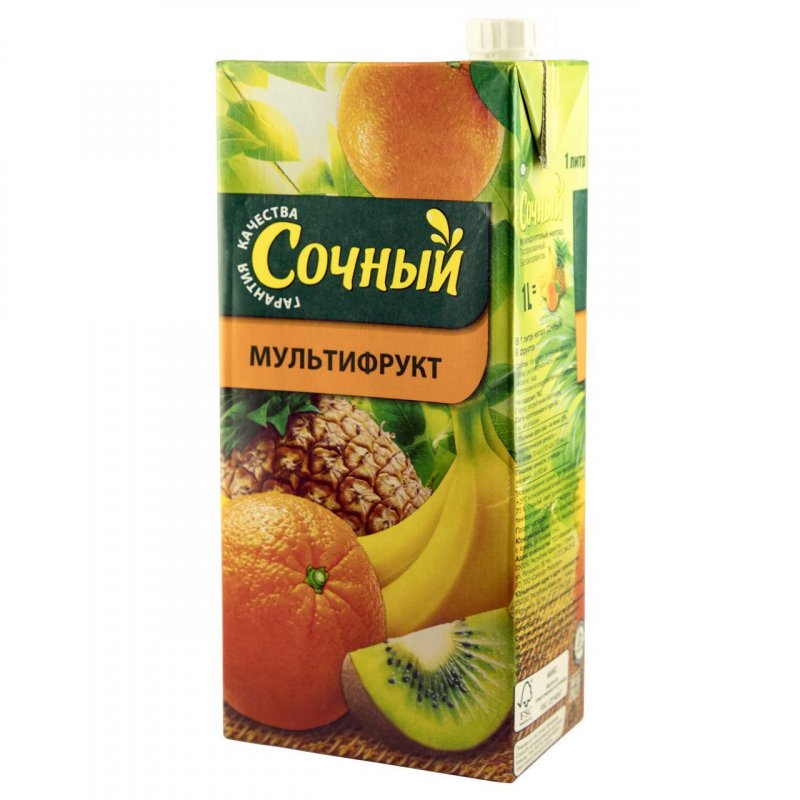 Сок Сочный Мультифрукт, 1 Л