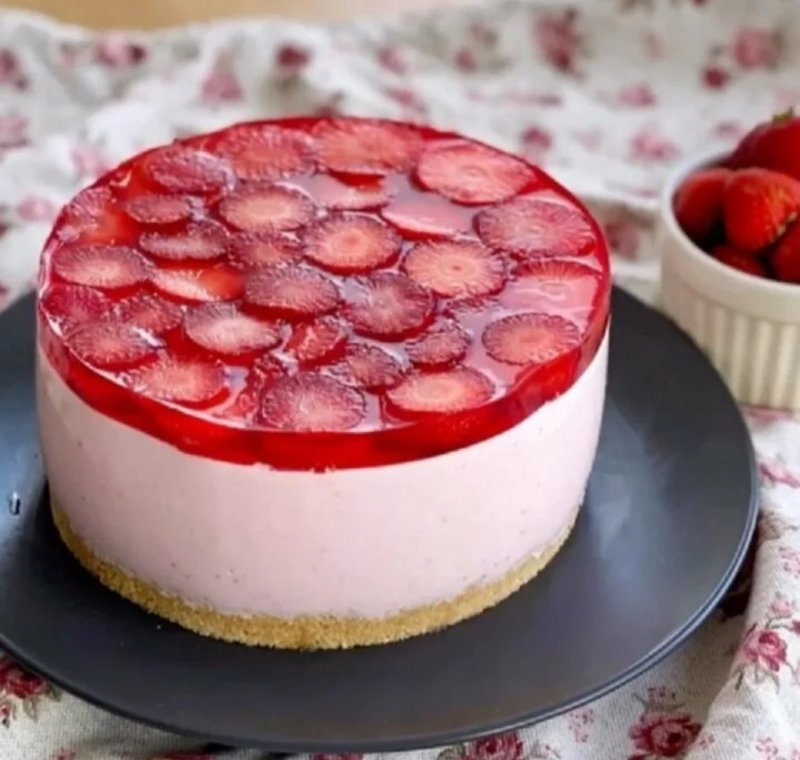 Чизкейк Клубничный