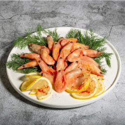 Креветки отварные