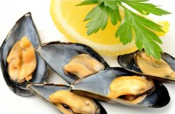 Мидии чилийские с лимоном