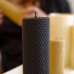 Каминные свечи из вощины