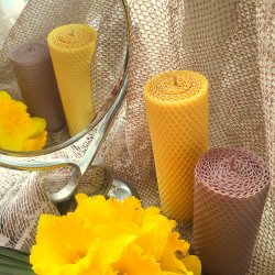 Свечи-бочата из вощины 