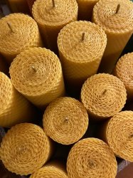 Свечи-бочата из вощины 