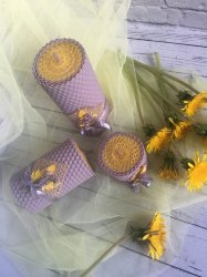 Свечи-бочата из вощины 