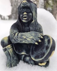 "Шаман", свеча из пчелиного воска