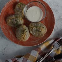 Манты с бараниной