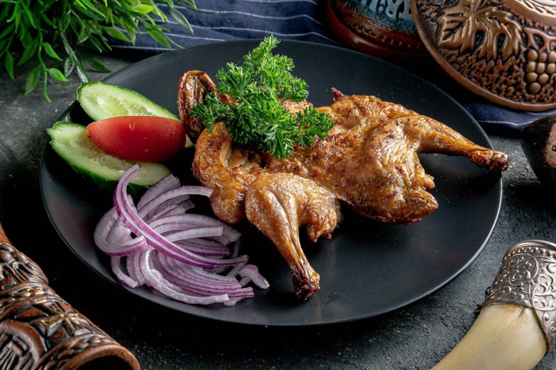 Курица табака