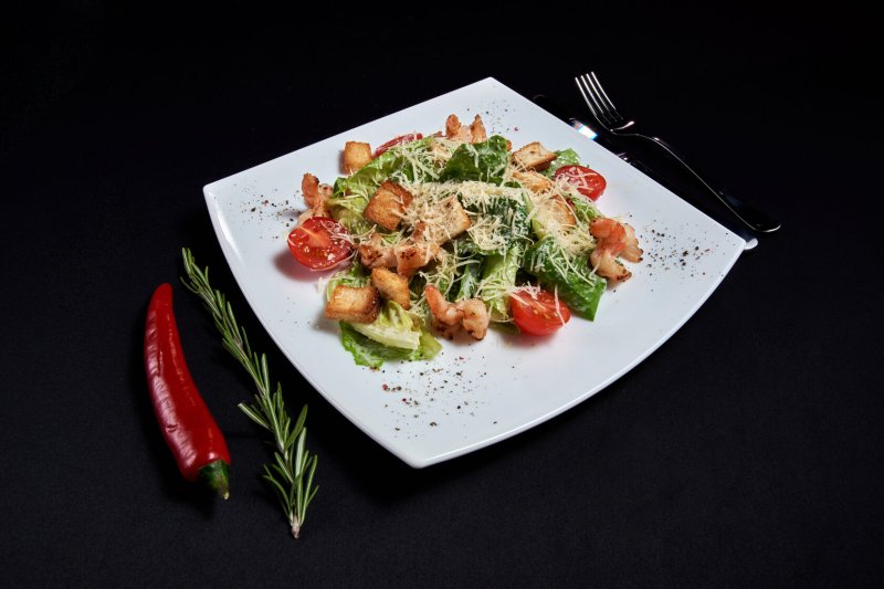 Цезарь с креветками