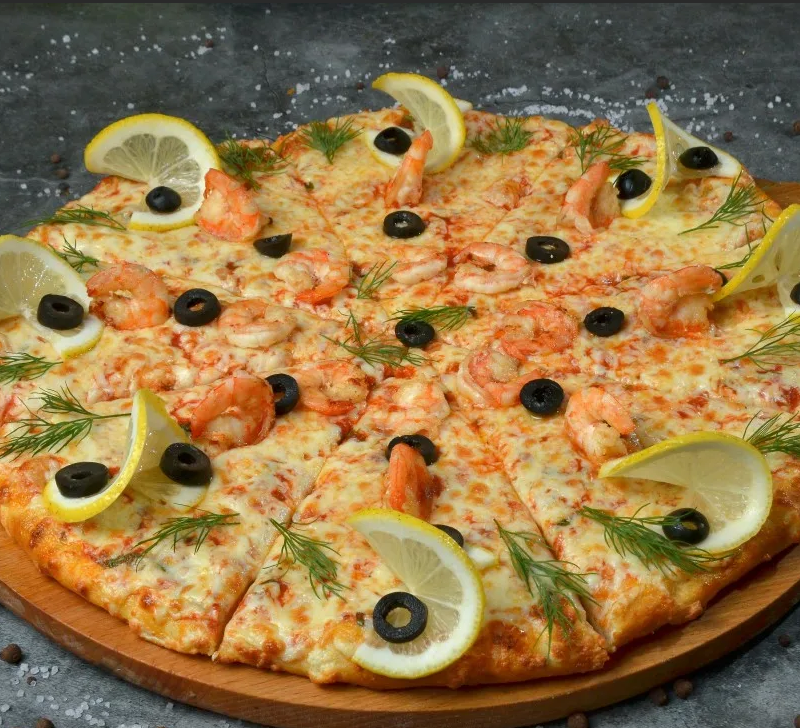 С креветками