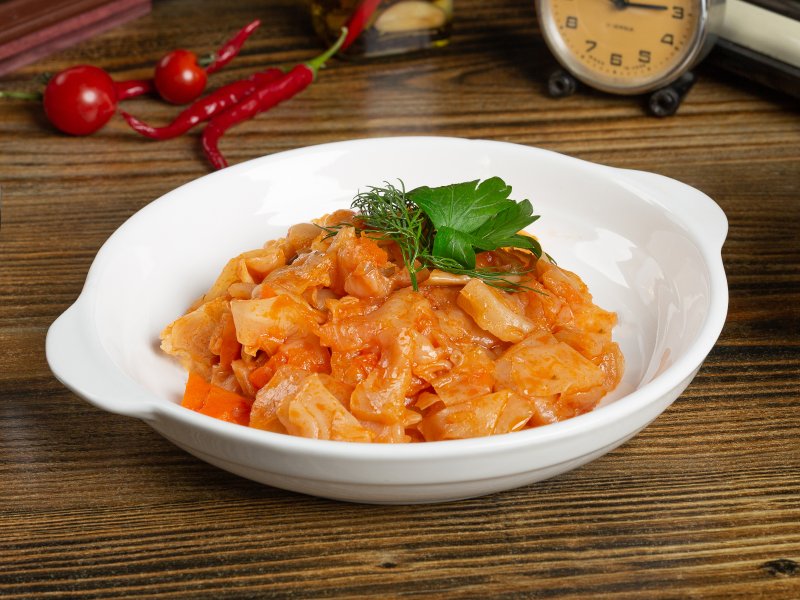 Капуста тушеная