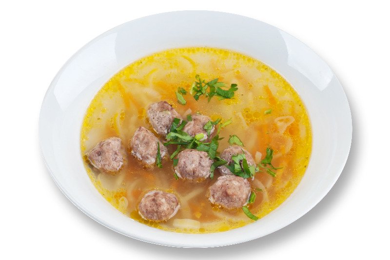 Супчик с фрикадельками