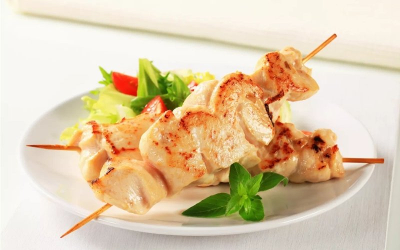 шашлычок из курочки " Радуга "