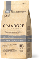 Корм Грандорф для стерил кошек  кролик с рисом 400 гр